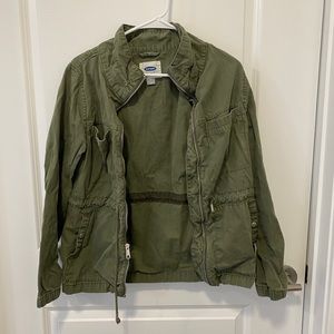 Womens Old Navy green jacket, size Medium